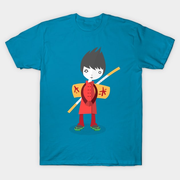 Little Ninja T-Shirt by volkandalyan